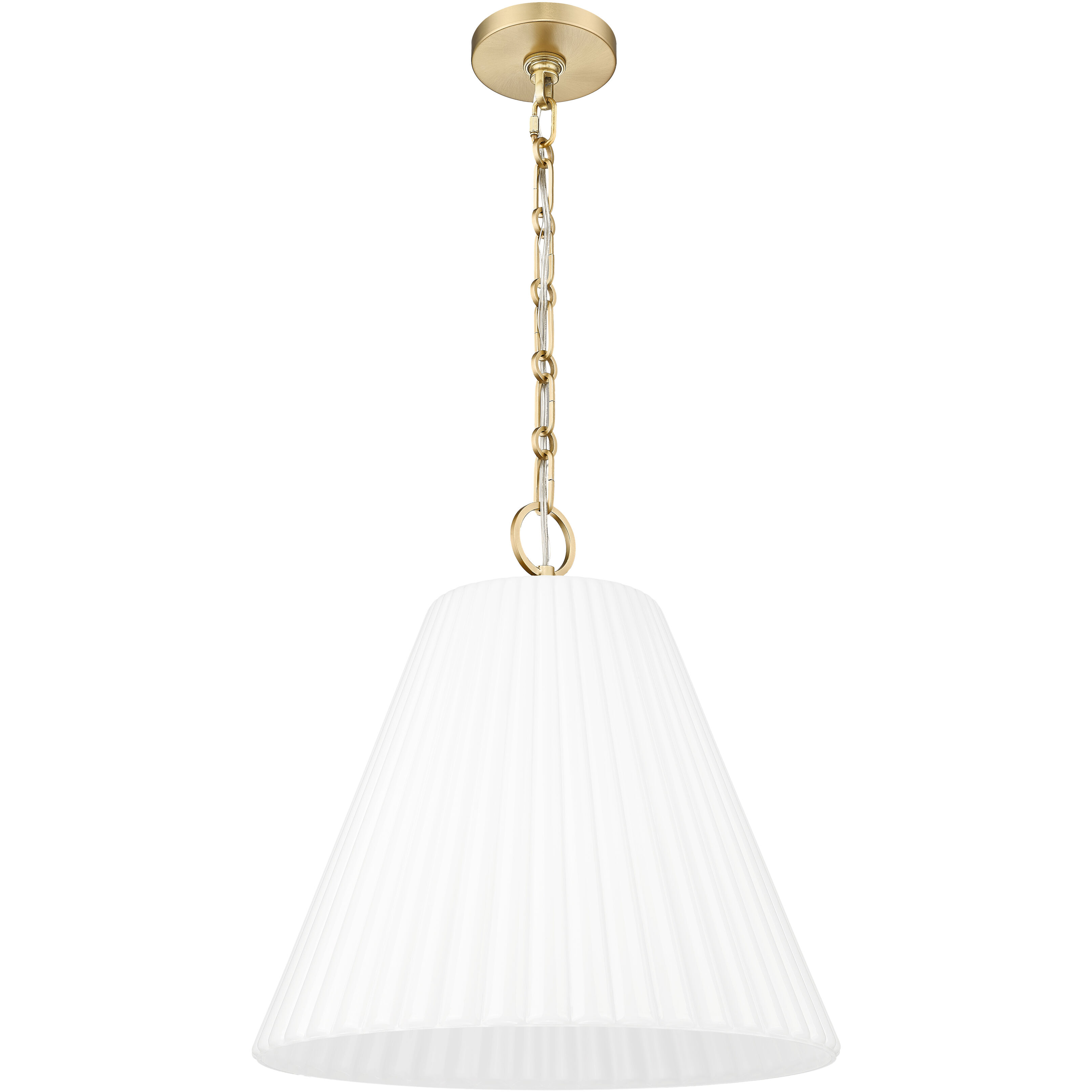 Alaric 3 Light 18 inch Modern Gold Pendant Ceiling Light