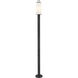 Sana 2 Light 94 inch Black Outdoor Post Mounted Fixture