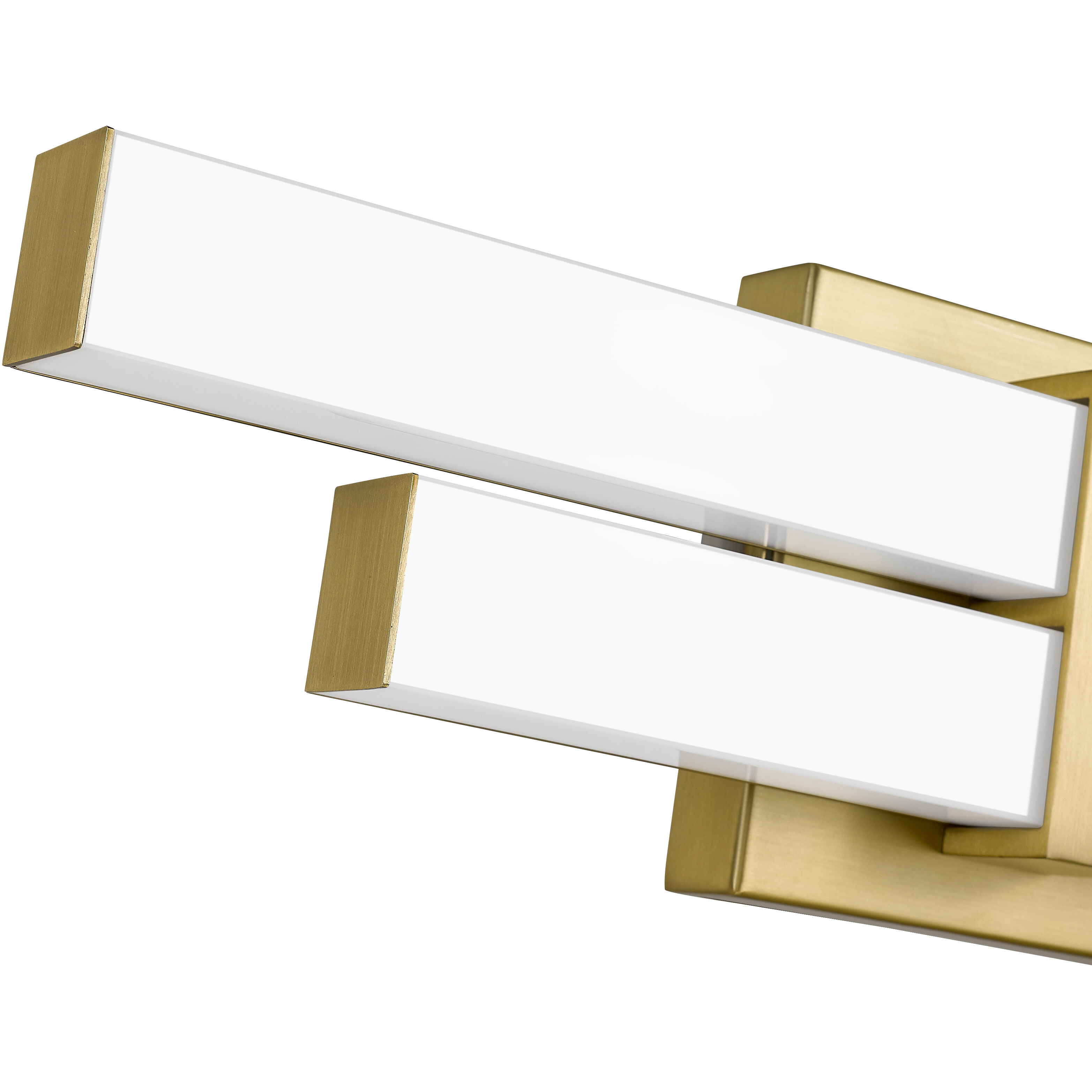 Zane LED 18 inch Modern Gold Vanity Wall Light