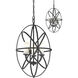 Aranya 3 Light 16 inch Bronze Chandelier Ceiling Light