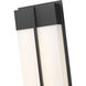 Nyx Outdoor Wall Light in Black, LED