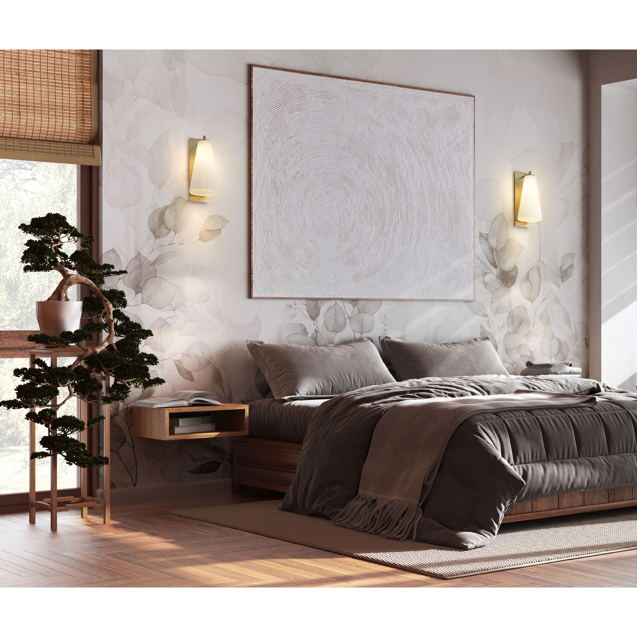 Farrell 1 Light 7.25 inch Modern Gold Wall Sconce Wall Light