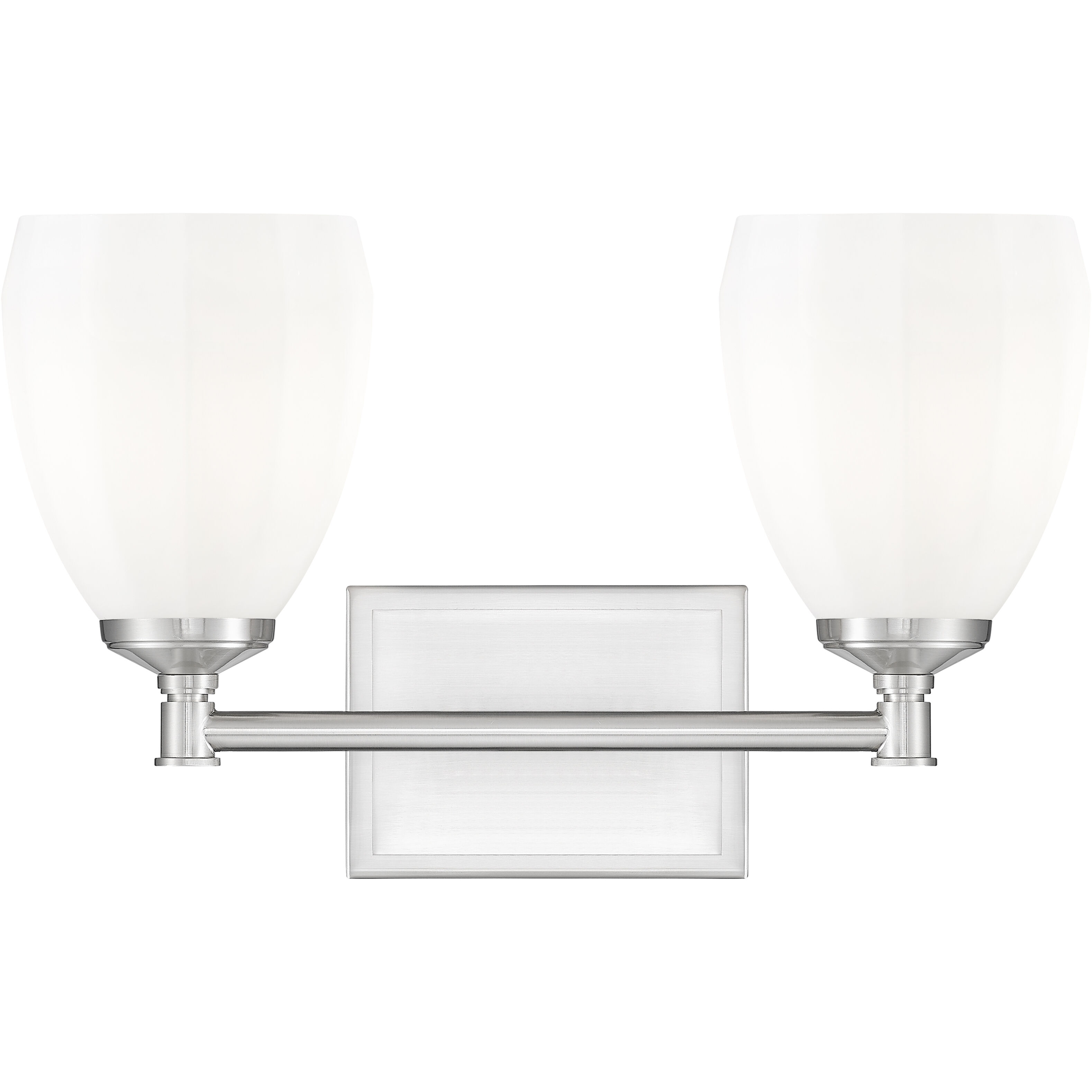 Oren 2 Light 16 inch Brushed Nickel Bath Vanity Light Wall Light