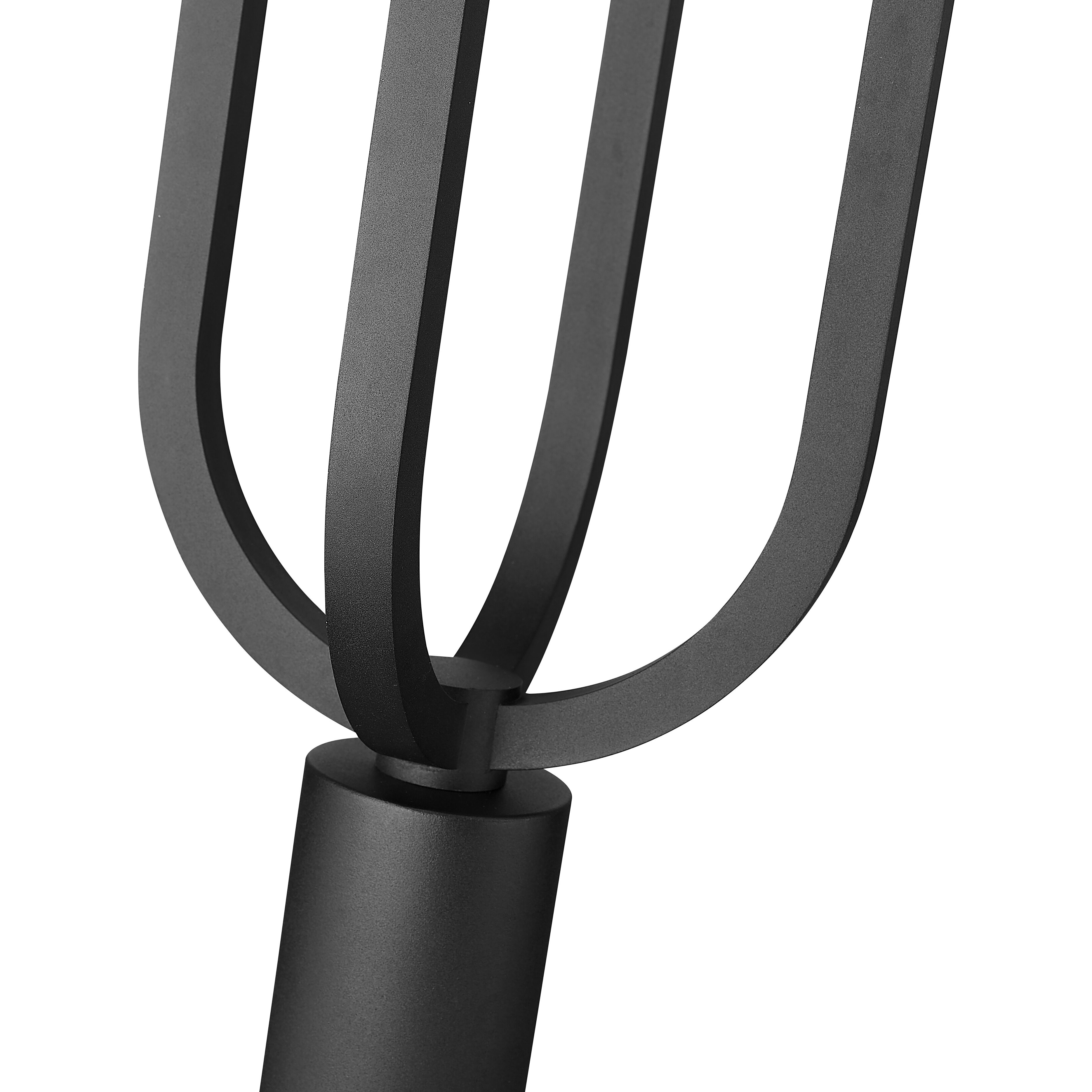 Leland LED 117.75 inch Sand Black Outdoor Post Mounted Fixture