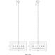Infinity 12 Light 24 inch Misty Charcoal Chandelier Ceiling Light