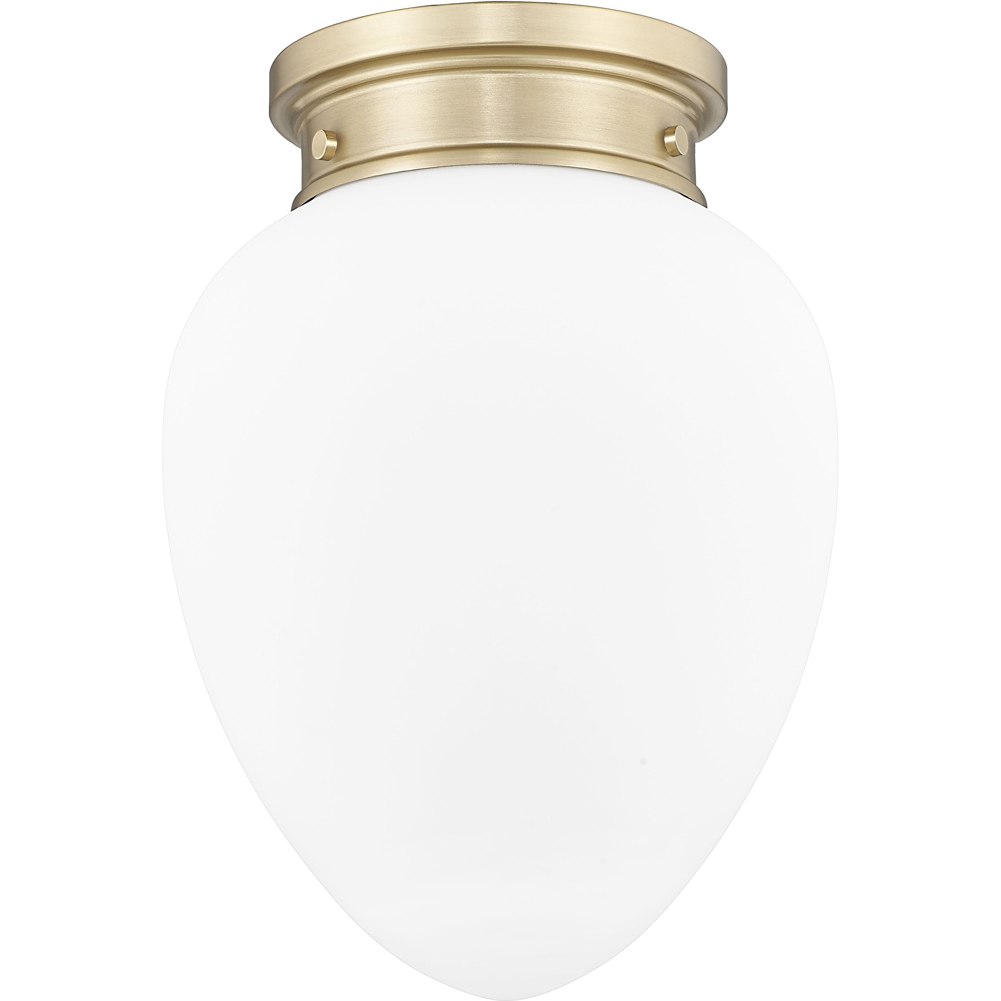 Gideon 1 Light 10 inch Modern Gold Flush Mount Ceiling Light