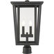 Seoul 2 Light 19.75 inch Oil Rubbed Bronze Outdoor Post Mount Fixture in 13