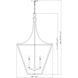 Montalcino 6 Light 26 inch Rubbed Brass Chandelier Ceiling Light