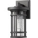 Jordan 1 Light 10.75 inch Black Outdoor Wall Light