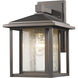 Aspen 1 Light 10.88 inch Oil Rubbed Bronze Outdoor Wall Light