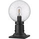 Laurent 1 Light 13.5 inch Black Outdoor Pier Mounted Fixture