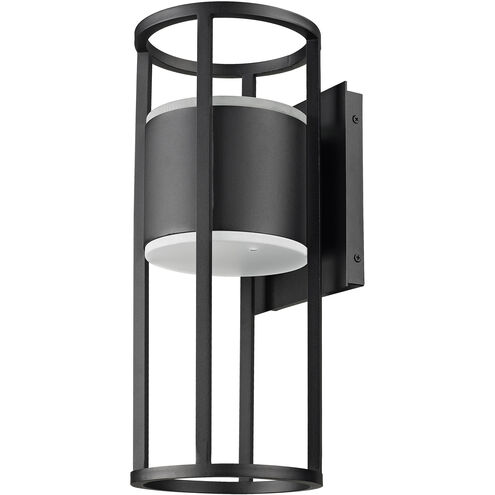 Luca LED 18 inch Black Outdoor Wall Light