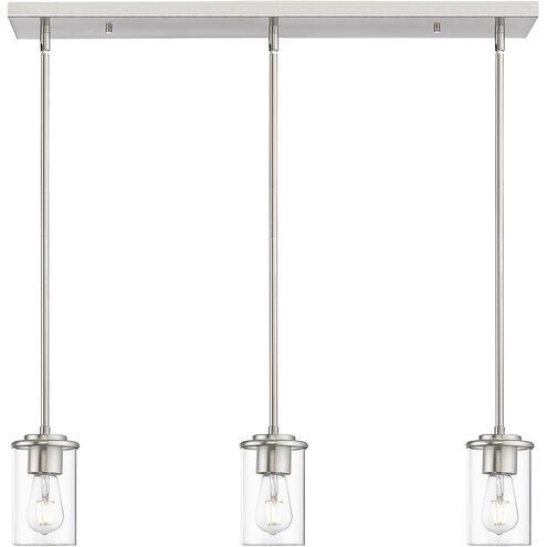 Thayer 3 Light 4.75 inch Brushed Nickel Pendant Ceiling Light