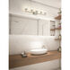 Landon 5 Light 42 inch Brushed Nickel Vanity Wall Light