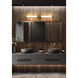 Warwick LED 32.5 inch Modern Gold Bath Vanity Wall Light
