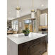 Fontaine 1 Light 6.5 inch Rubbed Brass Pendant Ceiling Light in Rubbed Bronze