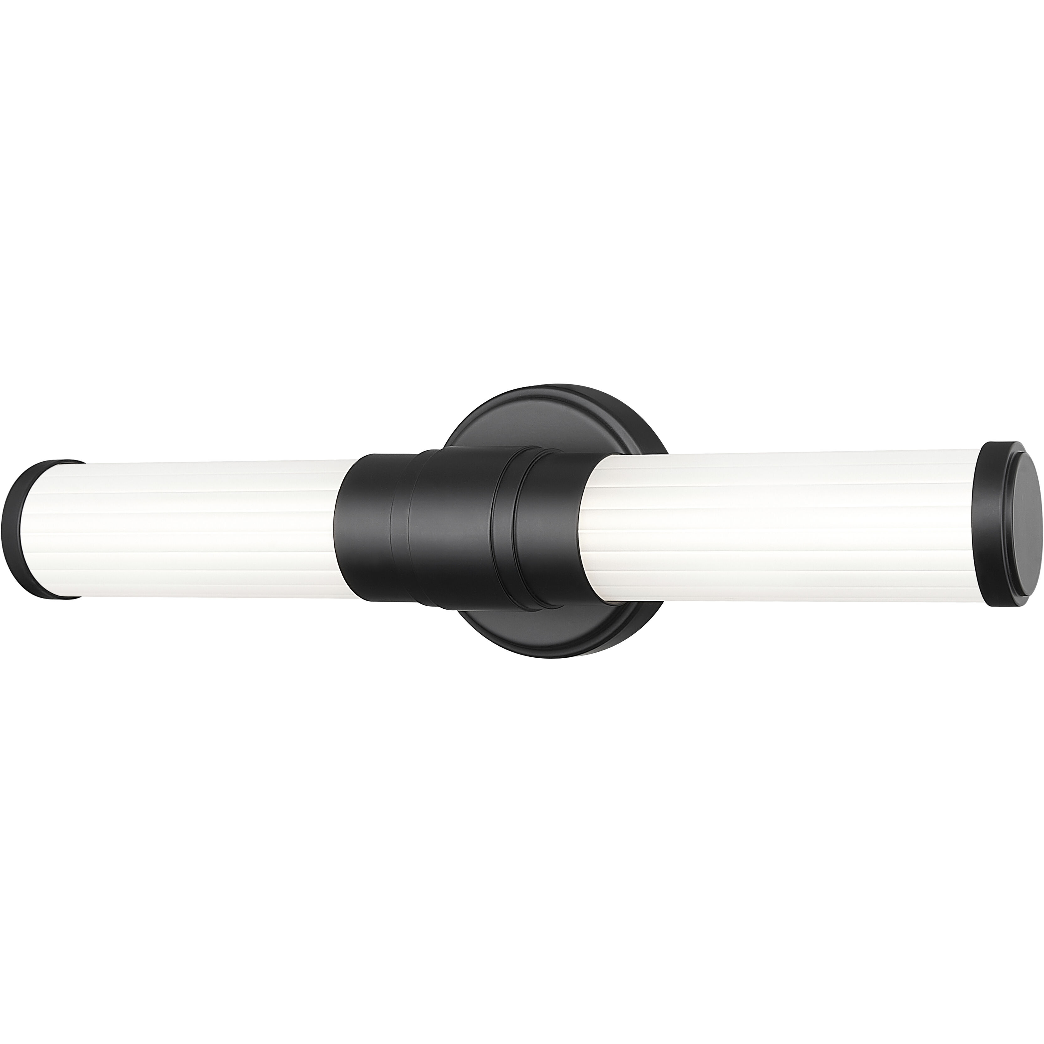 Warwick LED 18.5 inch Matte Black Bath Vanity Wall Light