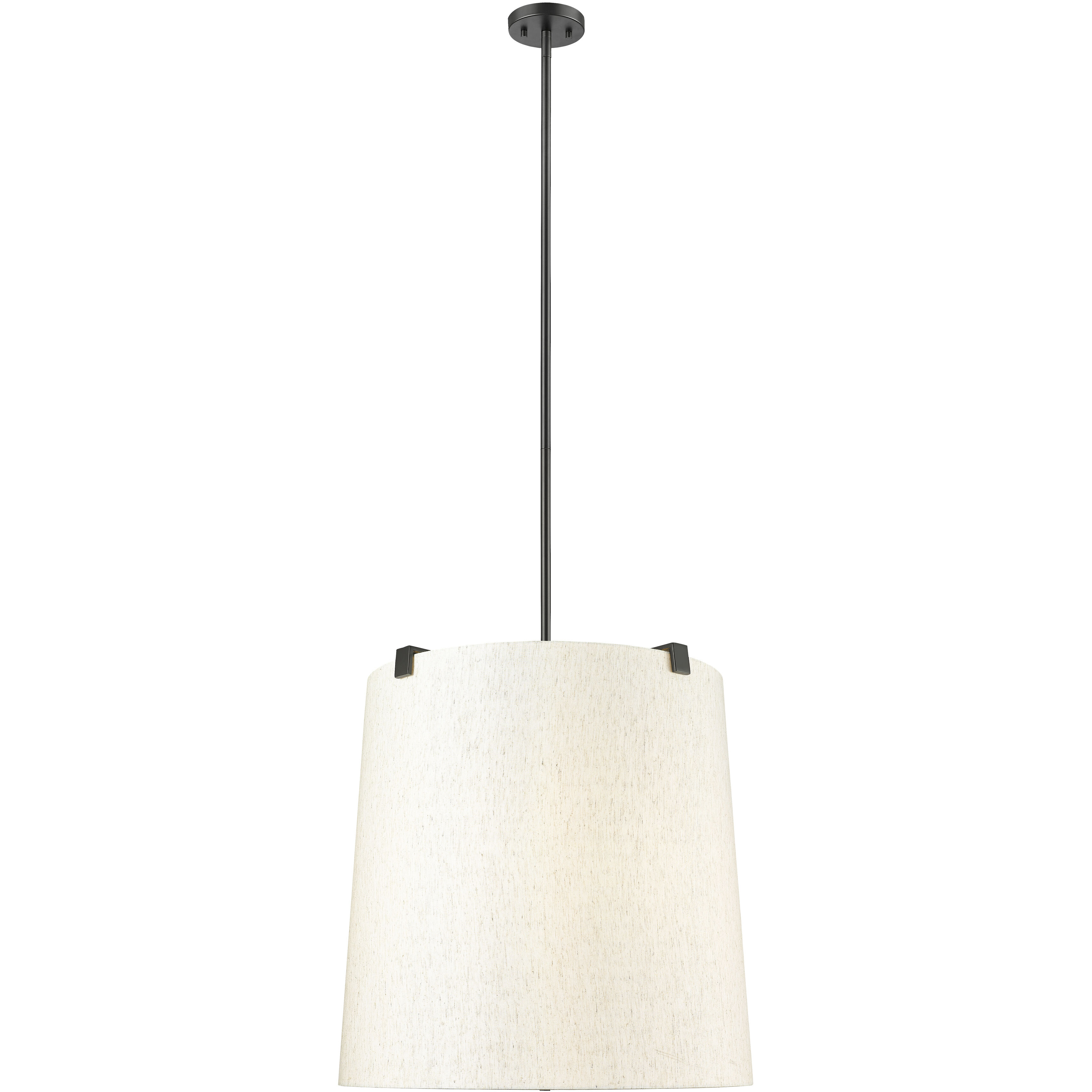 Weston 6 Light 24 inch Matte Black Pendant Ceiling Light