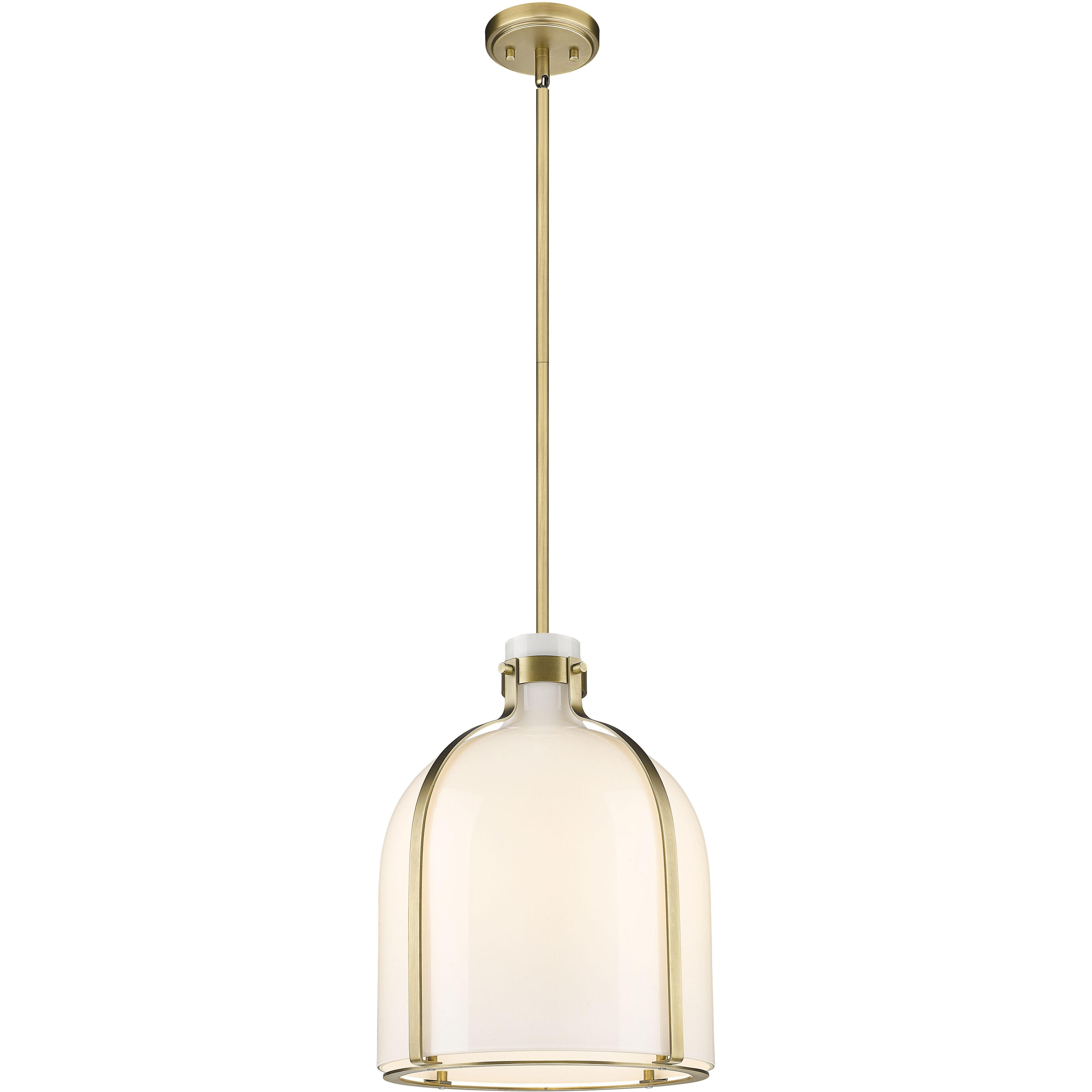 Z-Lite 818-12BN Pearson 1 Light 12.25 inch Brushed Nickel