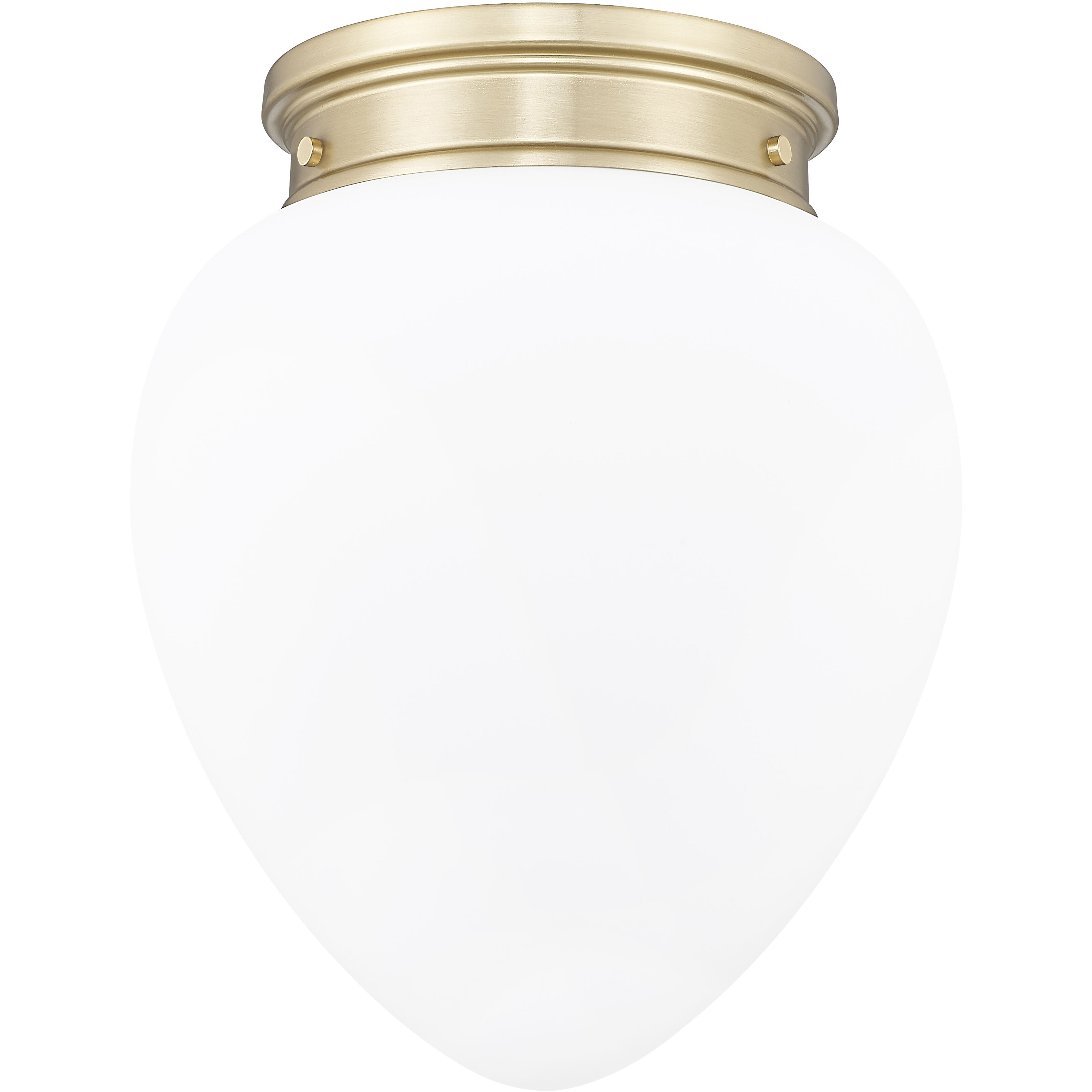 Gideon 1 Light 12.5 inch Modern Gold Flush Mount Ceiling Light