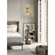 Dealey 2 Light 6.75 inch Heirloom Brass Wall Sconce Wall Light