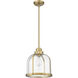 Burren 1 Light 12.25 inch Heritage Brass Pendant Ceiling Light