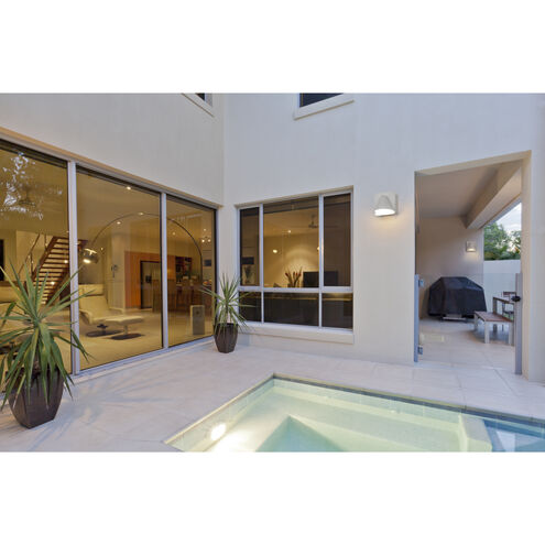 Obelisk LED 6.25 inch White Outdoor Wall Light