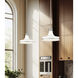 Reznor Pendant Ceiling Light in Brushed Nickel