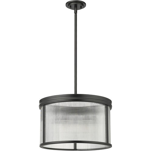 Carnaby 5 Light 18.25 inch Matte Black Pendant Ceiling Light