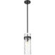 Fontaine 1 Light 5.75 inch Matte Black Pendant Ceiling Light