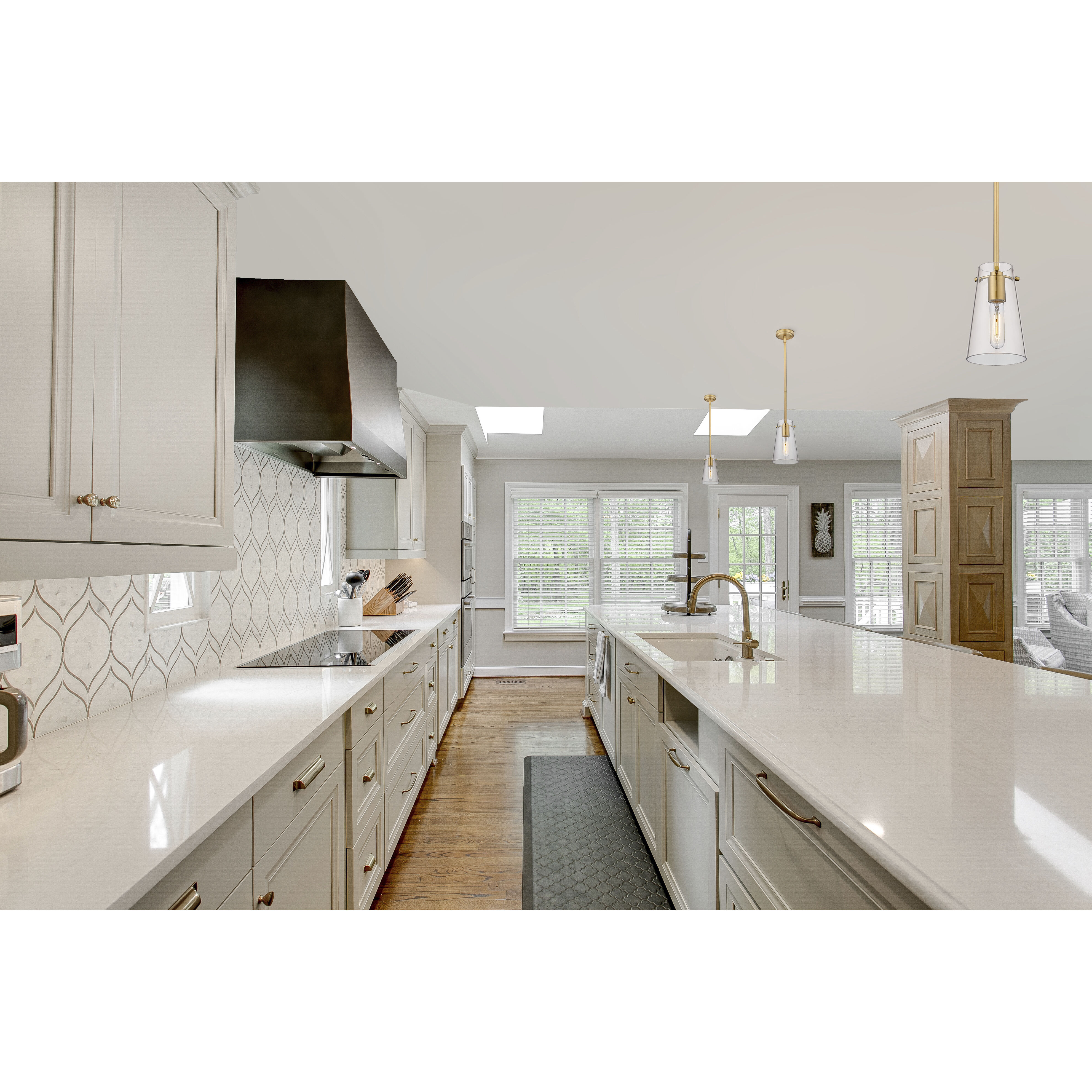 Kira 1 Light 5 inch Modern Gold Pendant Ceiling Light