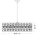 Dealey 8 Light 30.25 inch Matte Black Chandelier Ceiling Light