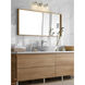 Harper 3 Light 23 inch Brushed Nickel Vanity Wall Light