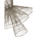 Alito 6 Light 25 inch Polished Nickel Chandelier Ceiling Light