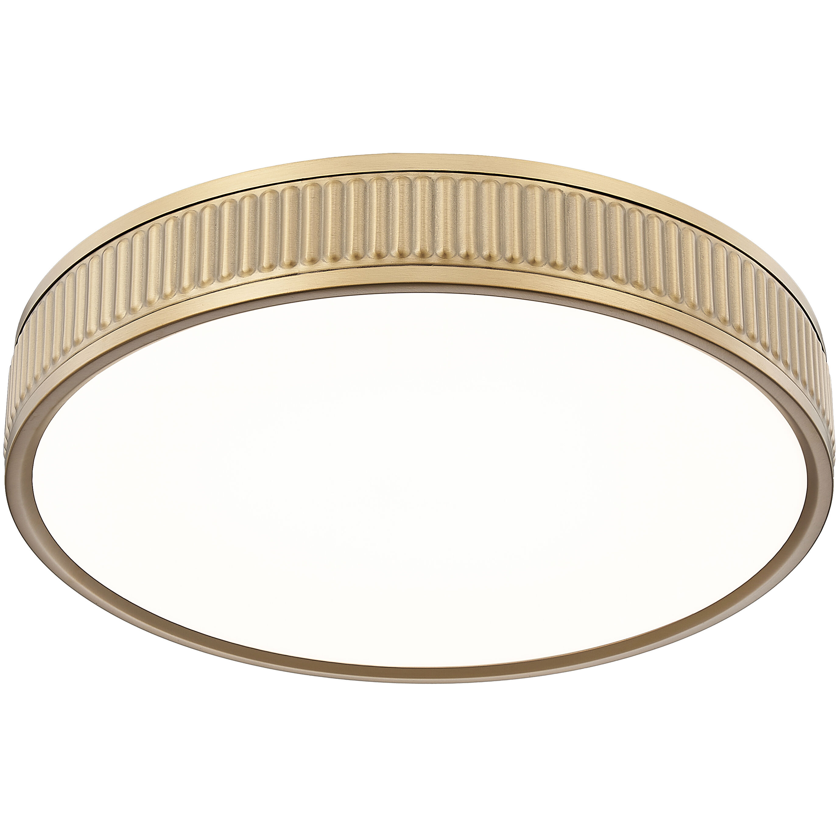 Stari LED 16.75 inch Modern Gold Flush Mount Ceiling Light