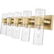 Lawson 5 Light 38 inch Rubbed Brass Vanity Wall Light