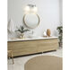 Cadoc 2 Light 15 inch Chrome Bath Vanity Light Wall Light