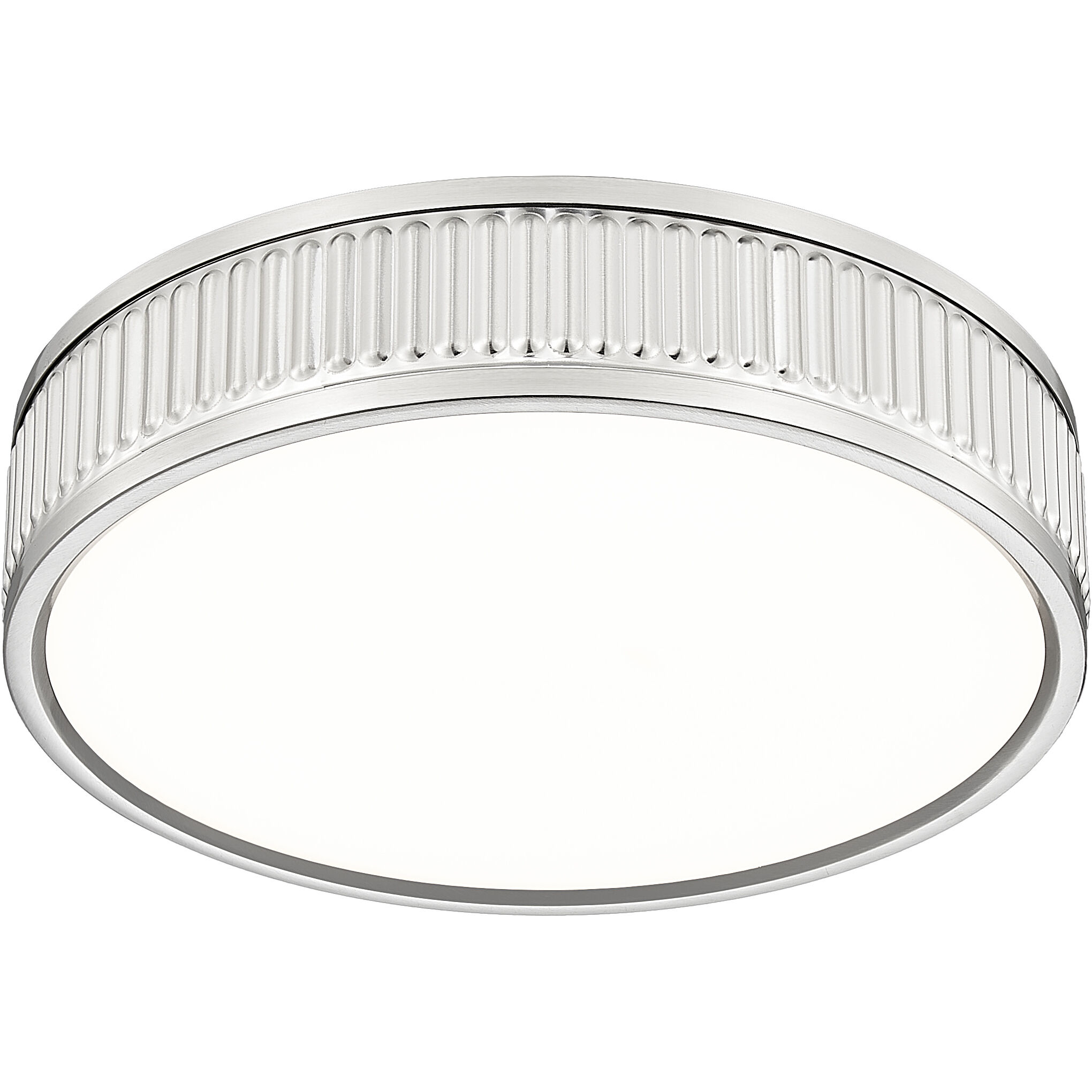 Stari LED 12.75 inch Brushed Nickel Flush Mount Ceiling Light