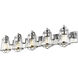 Mariner 5 Light 40 inch Chrome Vanity Wall Light