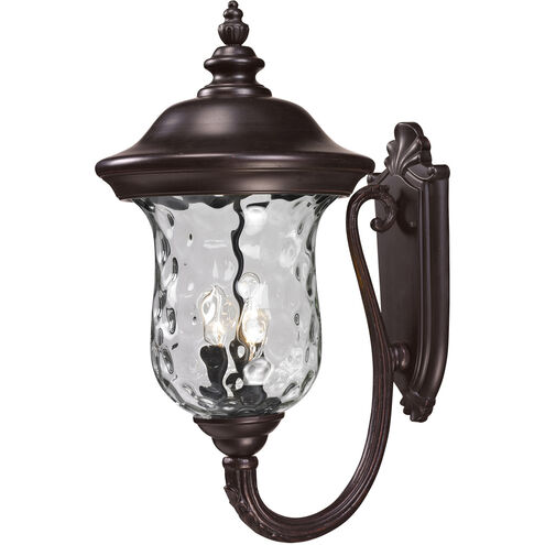 Armstrong 3 Light 12.38 inch Outdoor Wall Light