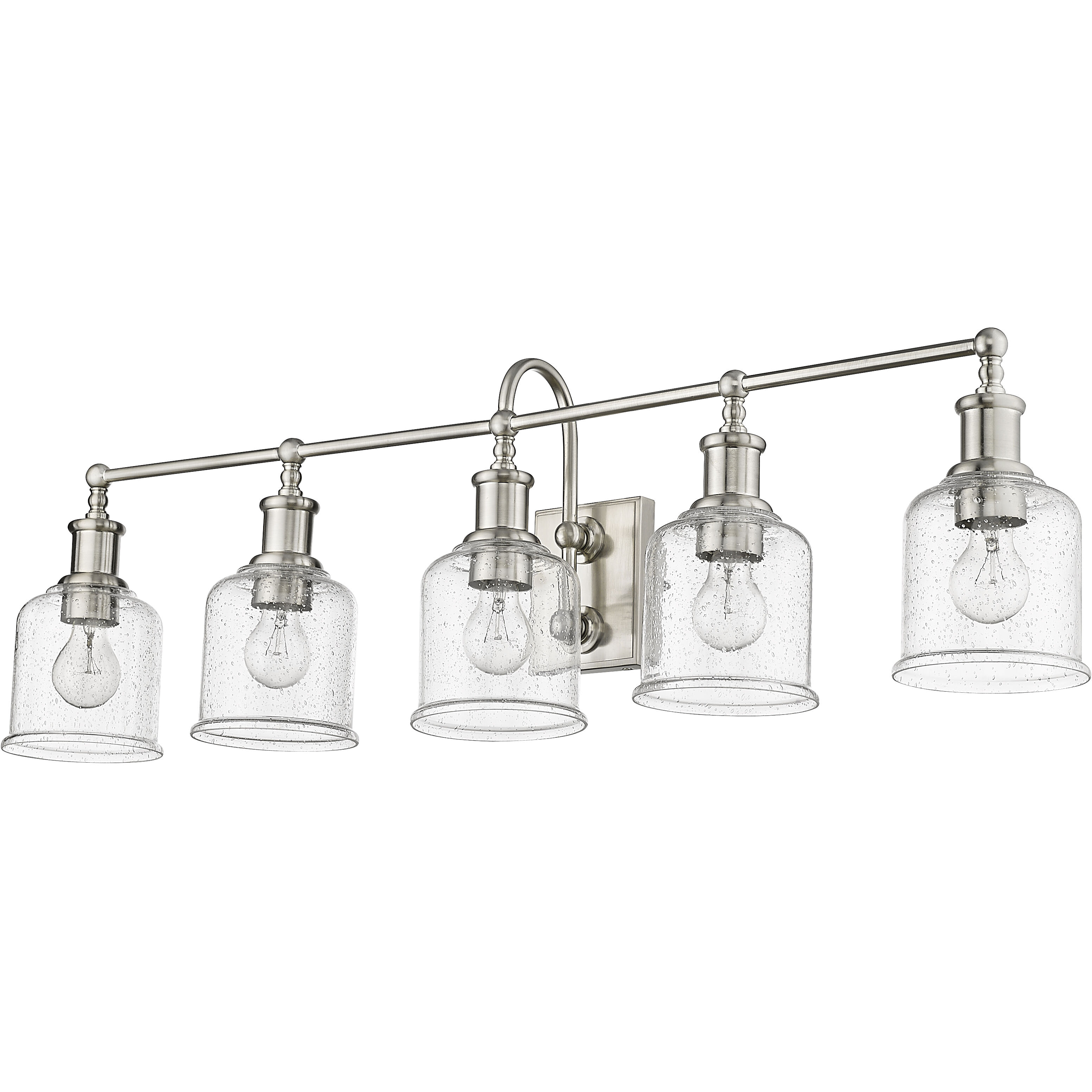 Bryant 5 Light 40.5 inch Brushed Nickel Vanity Wall Light
