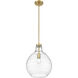 Bon Air 1 Light 13 inch Modern Gold Pendant Ceiling Light