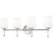 Henri Vanity Wall Light in Brushed Nickel