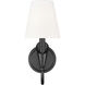Claudelle Wall Sconce Wall Light in Matte Black
