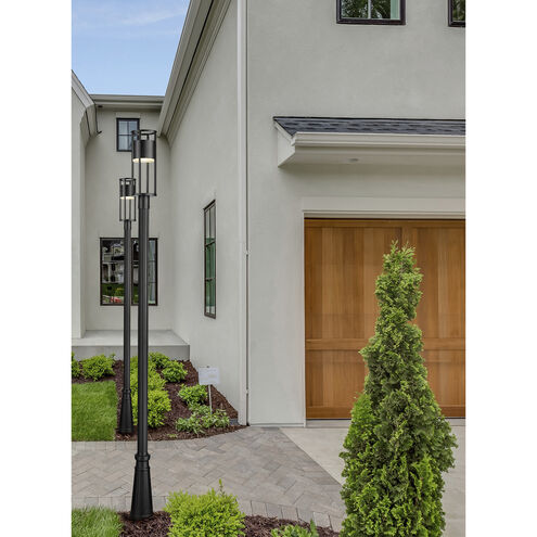 Luca LED 115.75 inch Black Outdoor Post Mounted Fixture