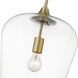 Joliet 1 Light 12 inch Olde Brass Pendant Ceiling Light