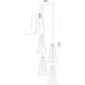 Farrell 5 Light 12 inch Brushed Nickel Chandelier Ceiling Light