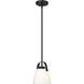 Z-Studio 1 Light 8 inch Matte Black Pendant Ceiling Light