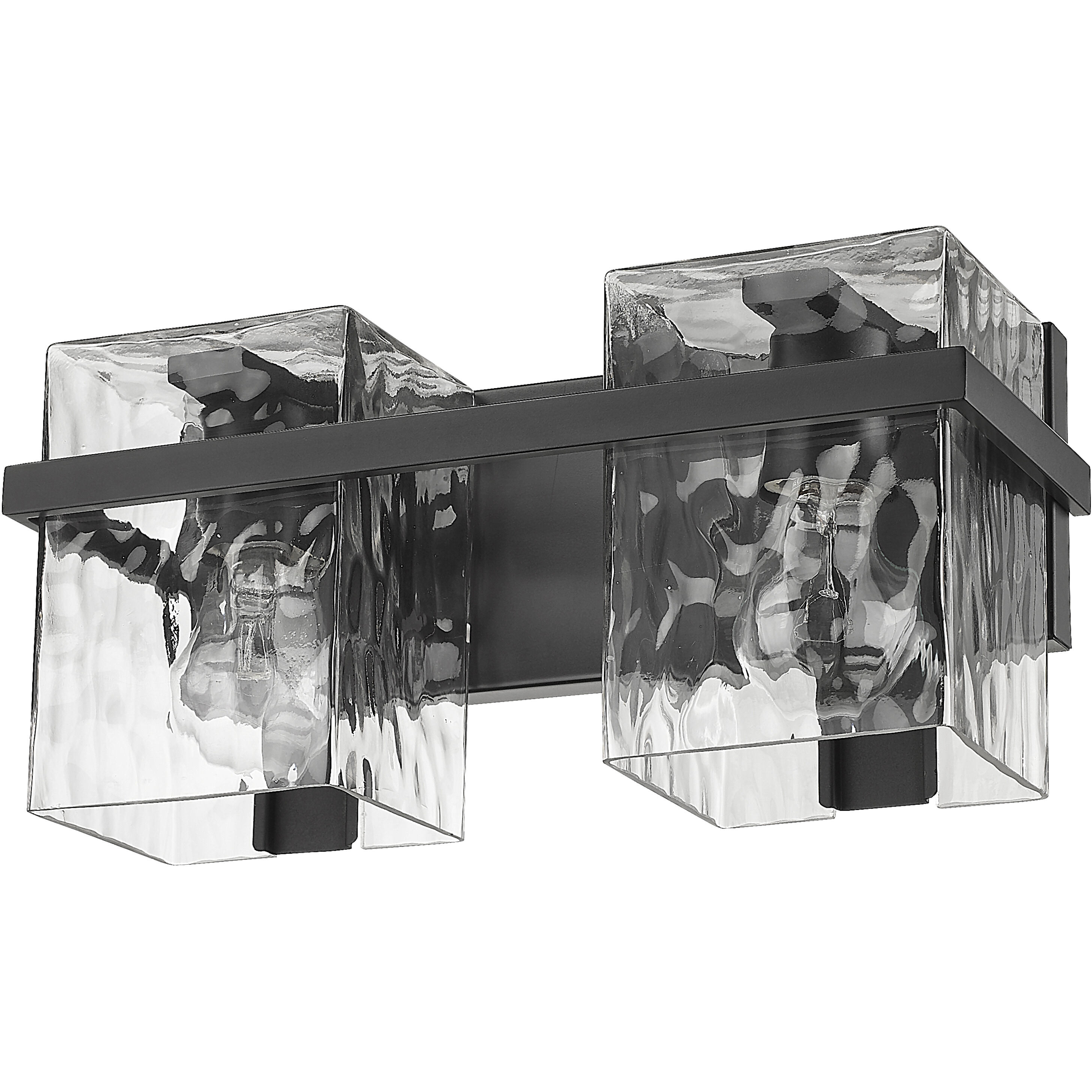 Bennington 2 Light 14.25 inch Matte Black Vanity Wall Light