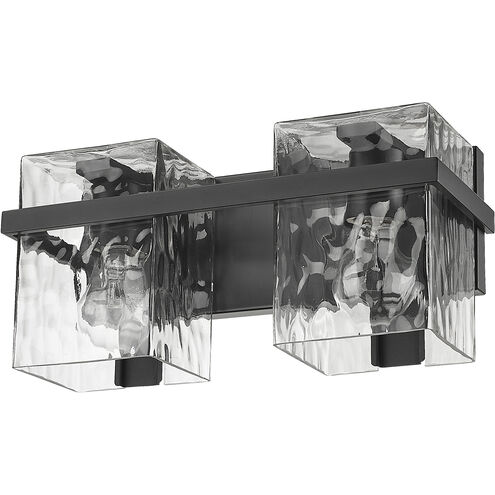 Bennington 2 Light 14.25 inch Matte Black Vanity Wall Light